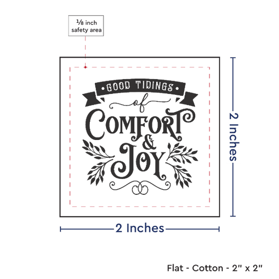 PPLR_HIDDEN_PRODUCT Print your Logo or Image on FLAT Cotton Tags