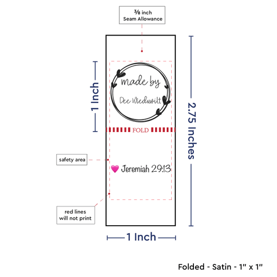 PPLR_HIDDEN_PRODUCT Circle Heart (1" wide - Satin)