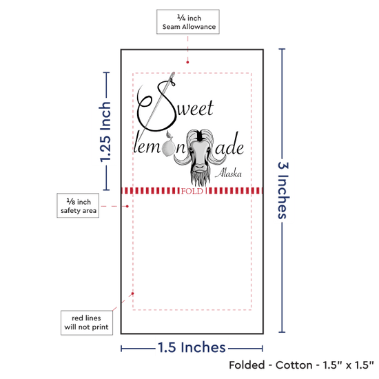 PPLR_HIDDEN_PRODUCT Print Your Logo or Image on FOLDED Cotton Tags