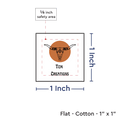 PPLR_HIDDEN_PRODUCT Print your Logo or Image on FLAT Cotton Tags