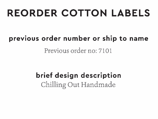 PPLR_HIDDEN_PRODUCT Reorder Previous Label Design - COTTON