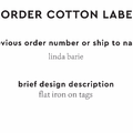 PPLR_HIDDEN_PRODUCT Reorder Previous Label Design - COTTON
