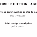 PPLR_HIDDEN_PRODUCT Reorder Previous Label Design - COTTON