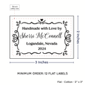PPLR_HIDDEN_PRODUCT Swirl Accent Border (2"x3" Cotton - 12 labels/set)