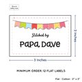 PPLR_HIDDEN_PRODUCT Colorful Banner (2"x3" Cotton - 12 labels/set)