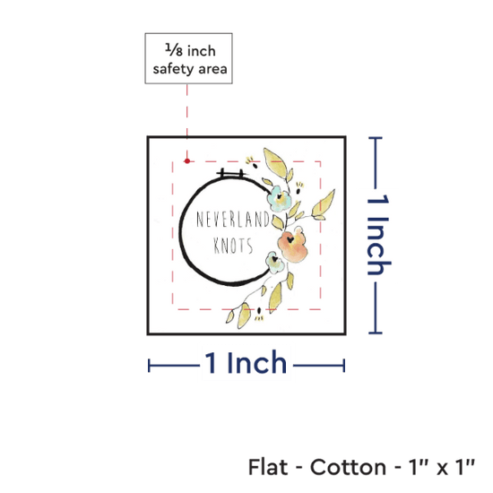 PPLR_HIDDEN_PRODUCT Print your Logo or Image on FLAT Cotton Tags