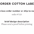 PPLR_HIDDEN_PRODUCT Reorder Previous Label Design - COTTON