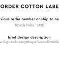 PPLR_HIDDEN_PRODUCT Reorder Previous Label Design - COTTON