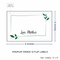 PPLR_HIDDEN_PRODUCT Leaf Quote (2"x3" Cotton - 12 labels/set)