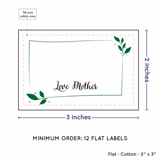 PPLR_HIDDEN_PRODUCT Leaf Quote (2"x3" Cotton - 12 labels/set)