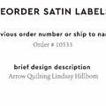 PPLR_HIDDEN_PRODUCT Reorder Previous Label Design - SATIN