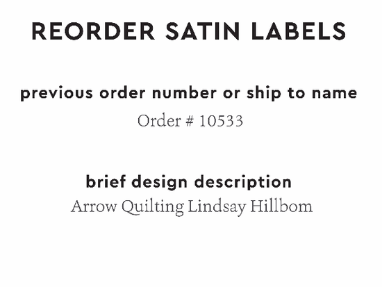 PPLR_HIDDEN_PRODUCT Reorder Previous Label Design - SATIN