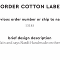 PPLR_HIDDEN_PRODUCT Reorder Previous Label Design - COTTON