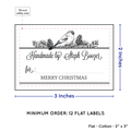 PPLR_HIDDEN_PRODUCT Winter Birds with Fill in Blanks (2"x3" Cotton - 12 labels/set)