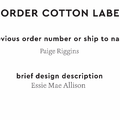 PPLR_HIDDEN_PRODUCT Reorder Previous Label Design - COTTON