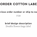 PPLR_HIDDEN_PRODUCT Reorder Previous Label Design - COTTON
