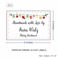 PPLR_HIDDEN_PRODUCT Christmas Garland (2"x3" Cotton - 12 labels/set)