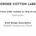 PPLR_HIDDEN_PRODUCT Reorder Previous Label Design - COTTON