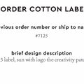 PPLR_HIDDEN_PRODUCT Reorder Previous Label Design - COTTON