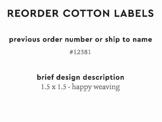 PPLR_HIDDEN_PRODUCT Reorder Previous Label Design - COTTON