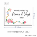 PPLR_HIDDEN_PRODUCT Thread and Flowers (2"x3" Cotton - 12 labels/set)
