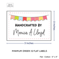 PPLR_HIDDEN_PRODUCT Colorful Banner (2"x3" Cotton - 12 labels/set)