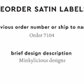 PPLR_HIDDEN_PRODUCT Reorder Previous Label Design - SATIN