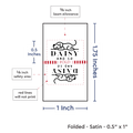 PPLR_HIDDEN_PRODUCT Print Your Logo/Image on Satin Tags (1" wide - Satin)