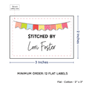 PPLR_HIDDEN_PRODUCT Colorful Banner (2"x3" Cotton - 12 labels/set)