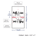 PPLR_HIDDEN_PRODUCT Print Your Logo/Image on Satin Tags (1" wide - Satin)