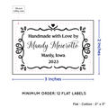 PPLR_HIDDEN_PRODUCT Swirl Accent Border (2"x3" Cotton - 12 labels/set)