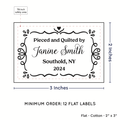 PPLR_HIDDEN_PRODUCT Swirl Accent Border (2"x3" Cotton - 12 labels/set)