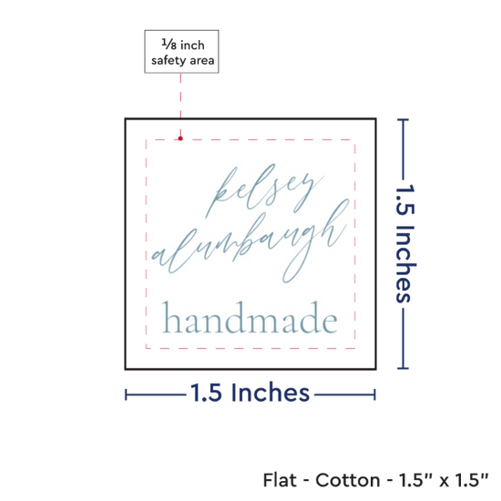 PPLR_HIDDEN_PRODUCT Print your Logo or Image on FLAT Cotton Tags