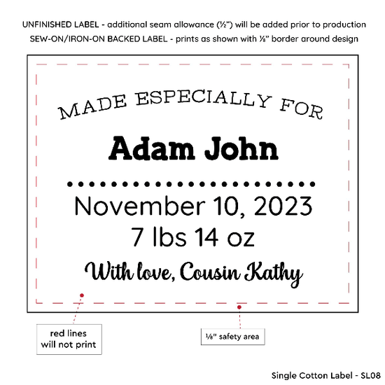 PPLR_HIDDEN_PRODUCT Simple Baby Label
