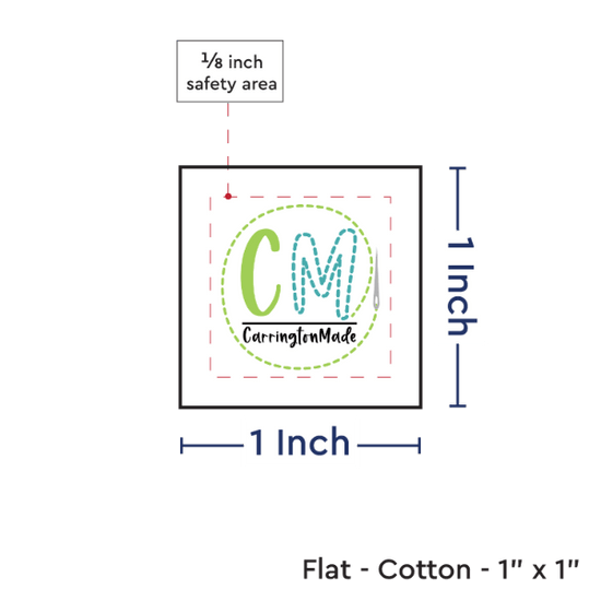 PPLR_HIDDEN_PRODUCT Print your Logo or Image on FLAT Cotton Tags
