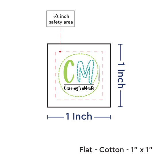 PPLR_HIDDEN_PRODUCT Print your Logo or Image on FLAT Cotton Tags