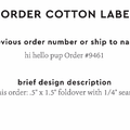 PPLR_HIDDEN_PRODUCT Reorder Previous Label Design - COTTON