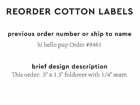 PPLR_HIDDEN_PRODUCT Reorder Previous Label Design - COTTON