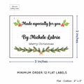 PPLR_HIDDEN_PRODUCT Holly and Garland with Fill in Blanks (2"x3" Cotton - 12 labels/set)