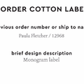 PPLR_HIDDEN_PRODUCT Reorder Previous Label Design - COTTON