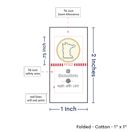 PPLR_HIDDEN_PRODUCT Print Your Logo or Image on FOLDED Cotton Tags
