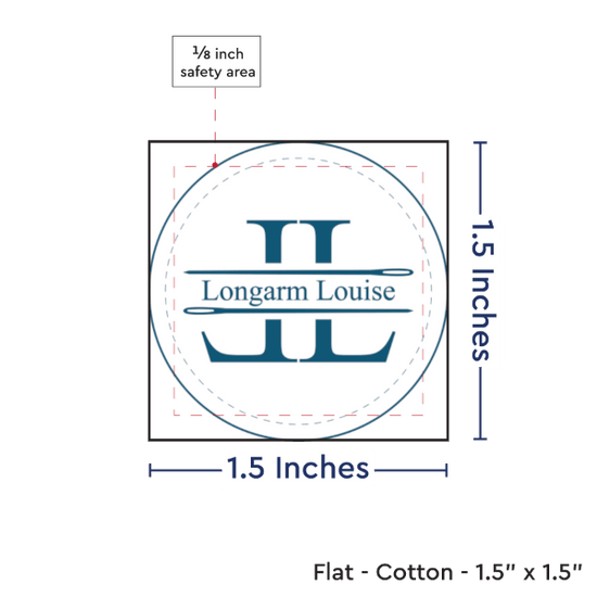 PPLR_HIDDEN_PRODUCT Print your Logo or Image on FLAT Cotton Tags
