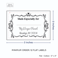 PPLR_HIDDEN_PRODUCT Swirl Accent Border with Fill in Blanks (2"x3" Cotton - 12 labels/set)