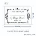 PPLR_HIDDEN_PRODUCT Swirl Accent Border with Fill in Blanks (2"x3" Cotton - 12 labels/set)