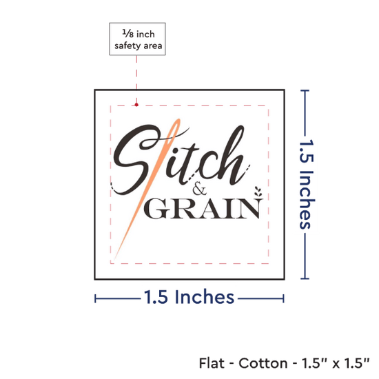 PPLR_HIDDEN_PRODUCT Print your Logo or Image on FLAT Cotton Tags