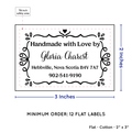 PPLR_HIDDEN_PRODUCT Swirl Accent Border (2"x3" Cotton - 12 labels/set)