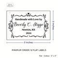 PPLR_HIDDEN_PRODUCT Swirl Accent Border (2"x3" Cotton - 12 labels/set)