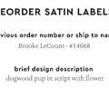 PPLR_HIDDEN_PRODUCT Reorder Previous Label Design - SATIN