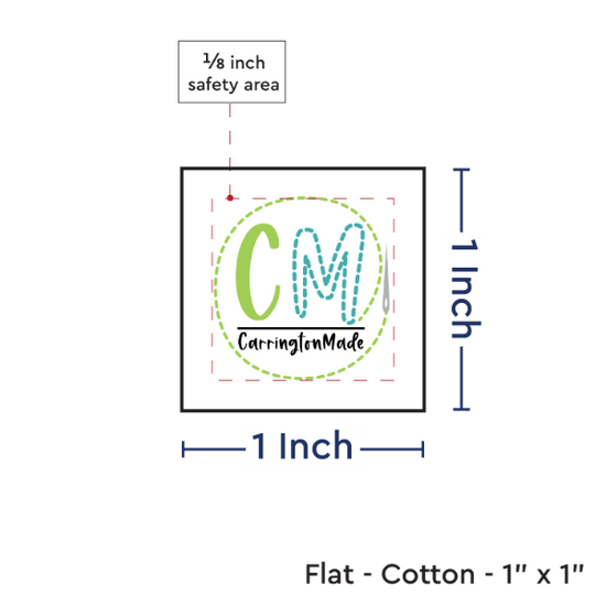 PPLR_HIDDEN_PRODUCT Print your Logo or Image on FLAT Cotton Tags