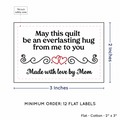 PPLR_HIDDEN_PRODUCT Double Heart Quote (2"x3" Cotton - 12 labels/set)